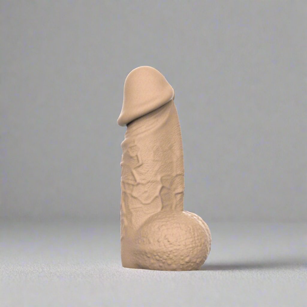 Standing Penis Figurine in Silk Colors | Adult Party Gag Gift, Bachelorette Party Décor, Prank for Friends & Family, Romance Art, Unique Gift