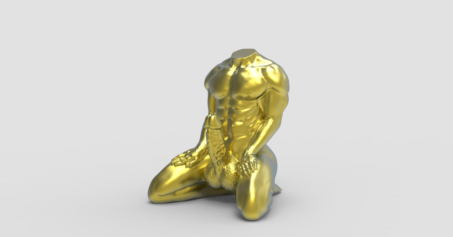 Ring Holder Make Figure Art in Silk Colors | Valentines Gift, Bachelorette Gift, Homoerotic Romance Art, Wedding Ring Holder, Unique Gift, Bedroom Décor