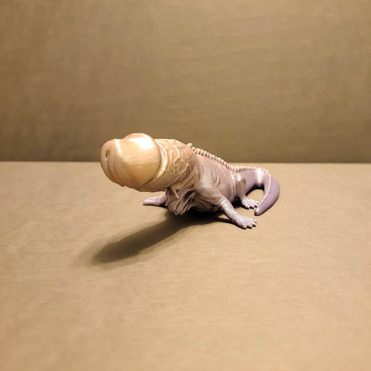 Naughty Iguana Figurine in Silk Colors | Oddity for Bachelorette Party or Romance Gift, Quirky Bedroom Art, Homoerotic Art, Fun Gag Gift