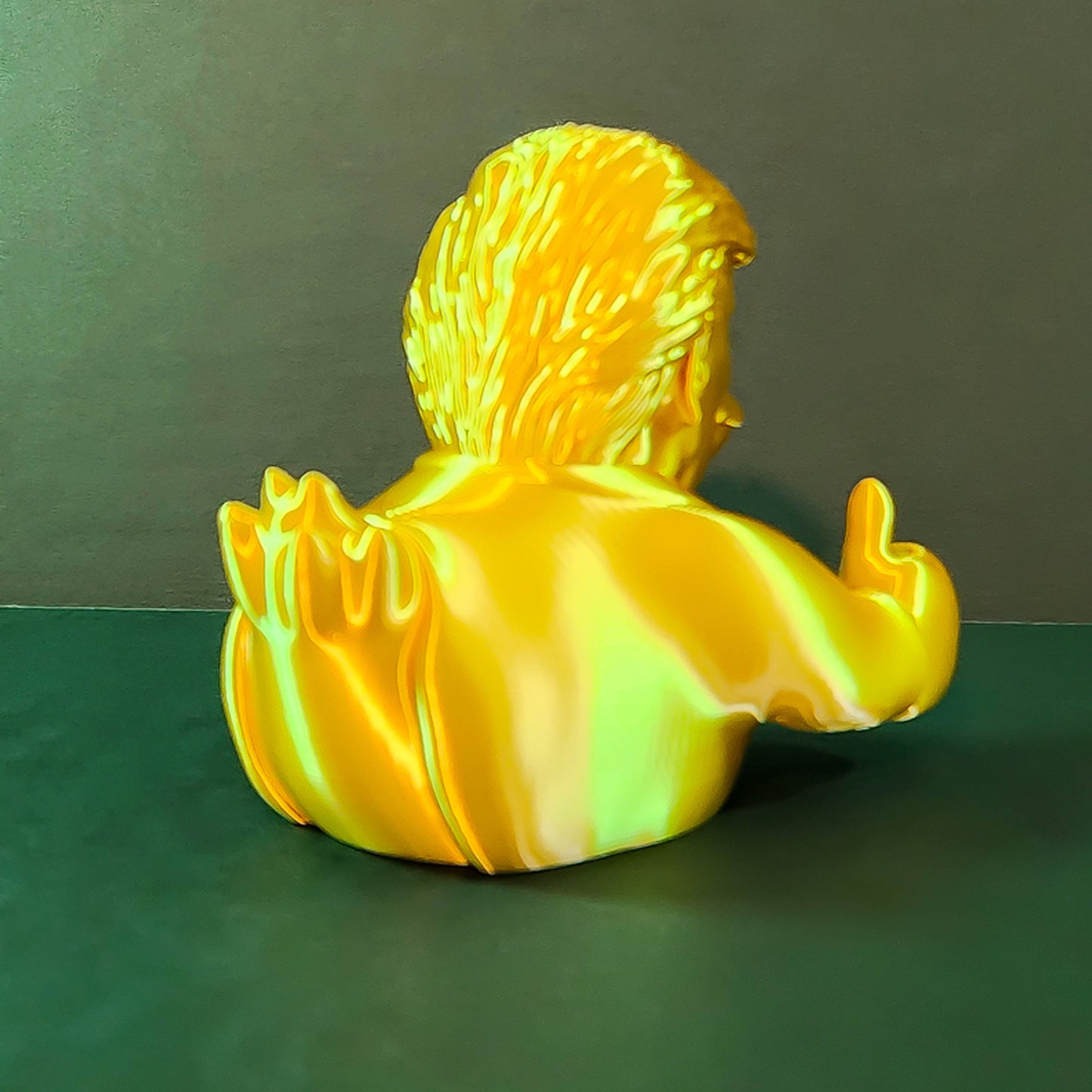 Trump Duck | Presidential Duck Thumbs Up | 2024 Memorabilia, Gag Gift Funny Statue, Playful Duck, Patriotic Jeep Duck, You've Been Ducked