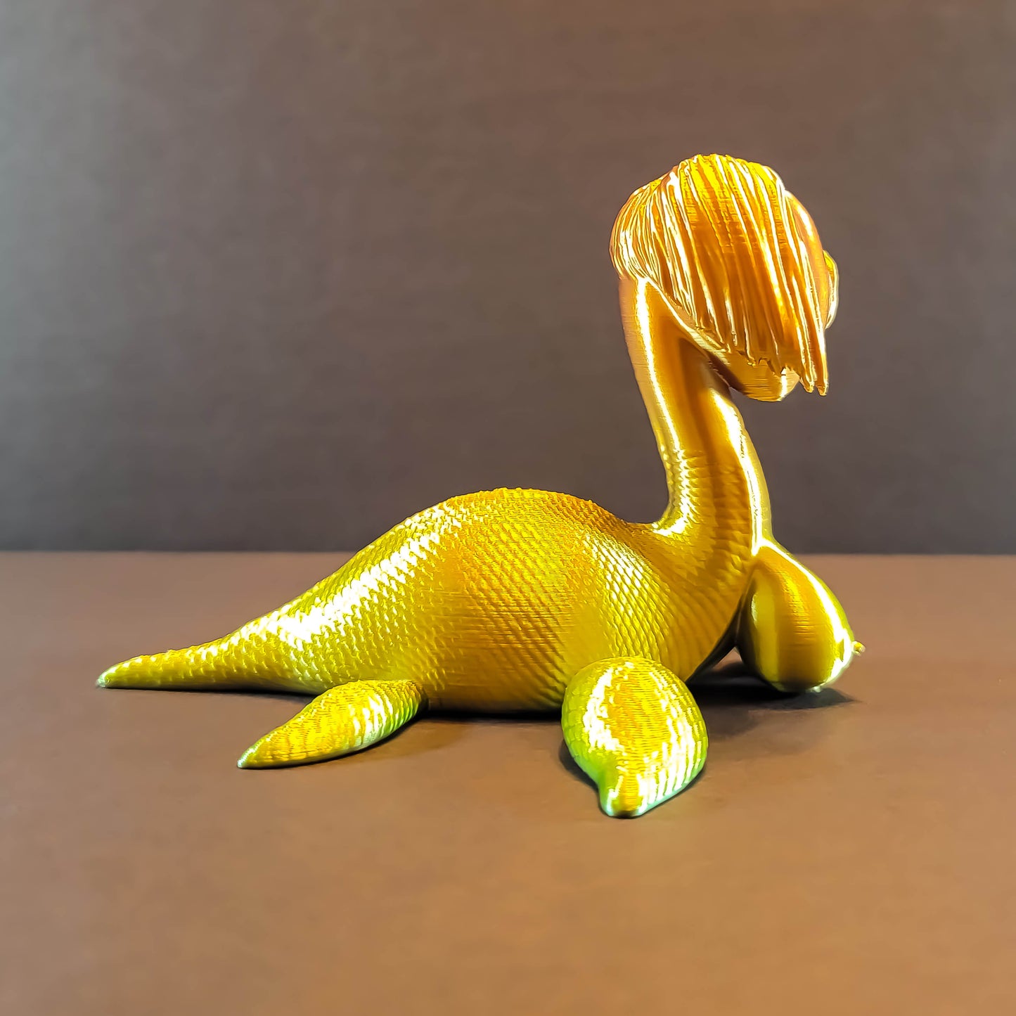 Plesiosaurus Diva Dinosaur in Silk Colors | Bachelorette Party Décor, Feminism, Romance Art, Homoerotic Art Décor, Adult Gift, Lesbian Art Gift, NSFW, Bedroom Art Décor