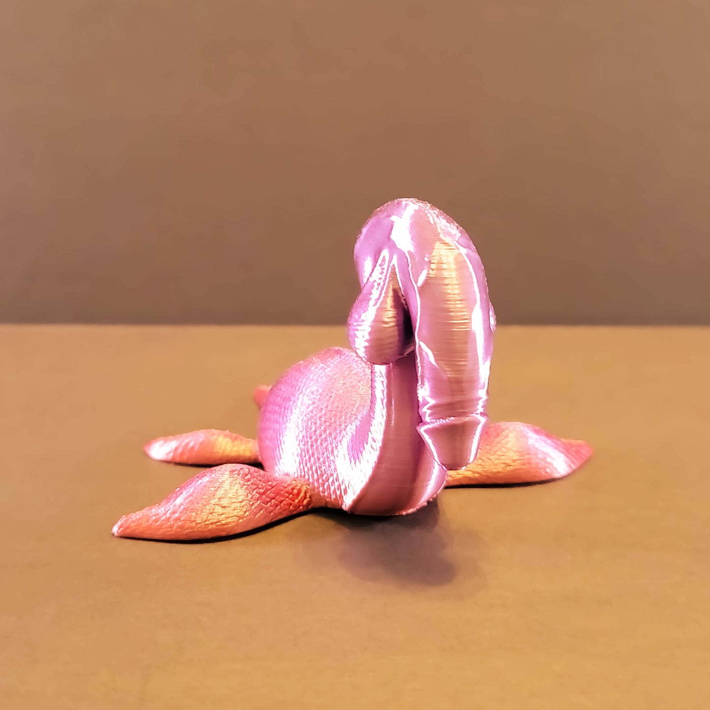 Plesiosaurus Gag Gift Dinosaur in Silk Colors | Bachelorette Party Décor, Romance Art, Homoerotic Art Décor, Adult Gag Gift, Gay Art, NSFW, Bedroom Art Décor