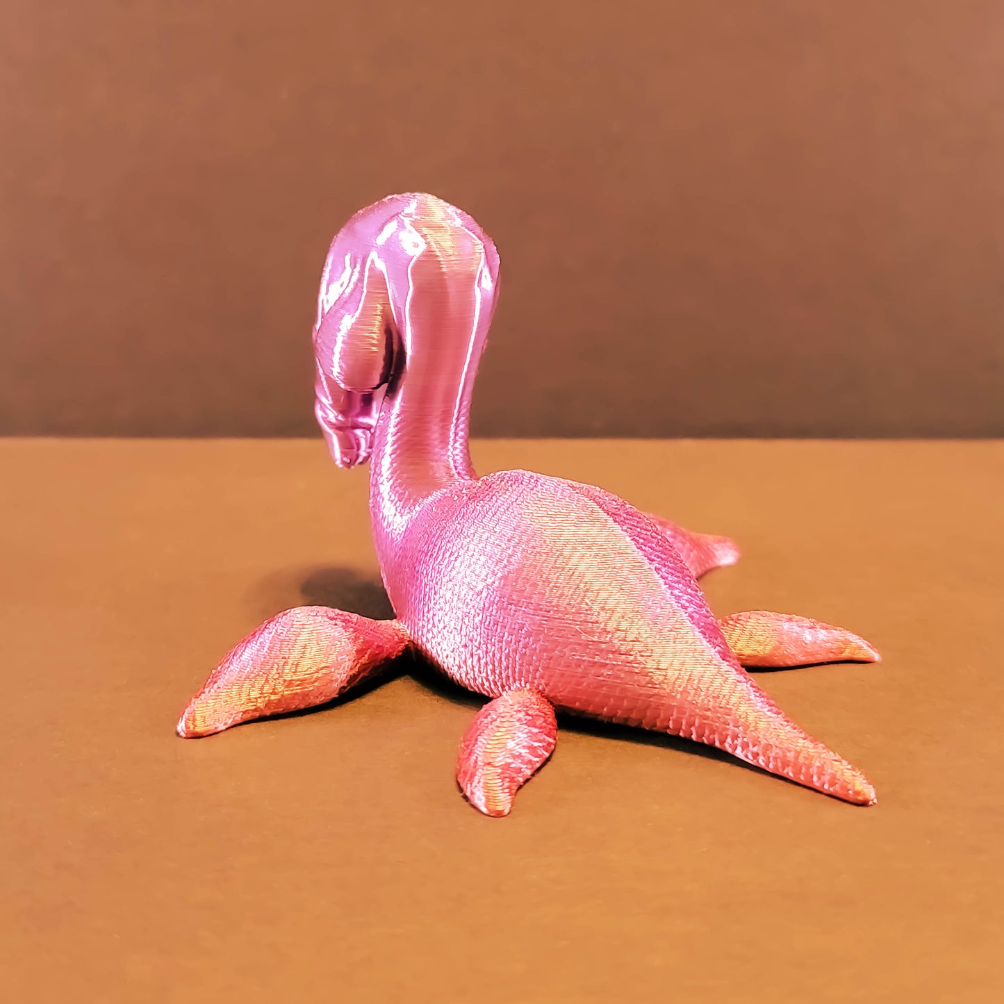 Plesiosaurus Gag Gift Dinosaur in Silk Colors | Bachelorette Party Décor, Romance Art, Homoerotic Art Décor, Adult Gag Gift, Gay Art, NSFW, Bedroom Art Décor