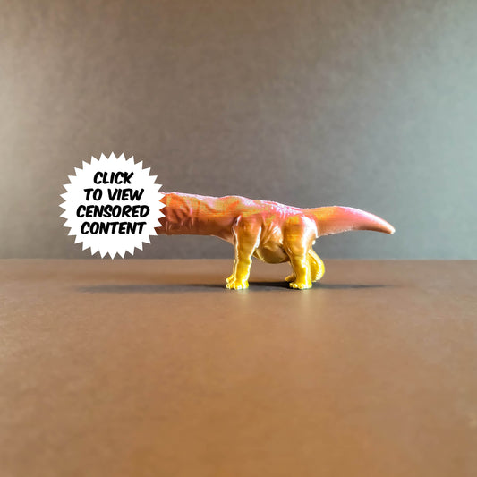 Brachiosaurus Pointer in Silk Colors | Bachelorette Party Décor, Mature Gag Gift, Bedroom Art Décor, Dinosaur Figure for Adults, NSFW