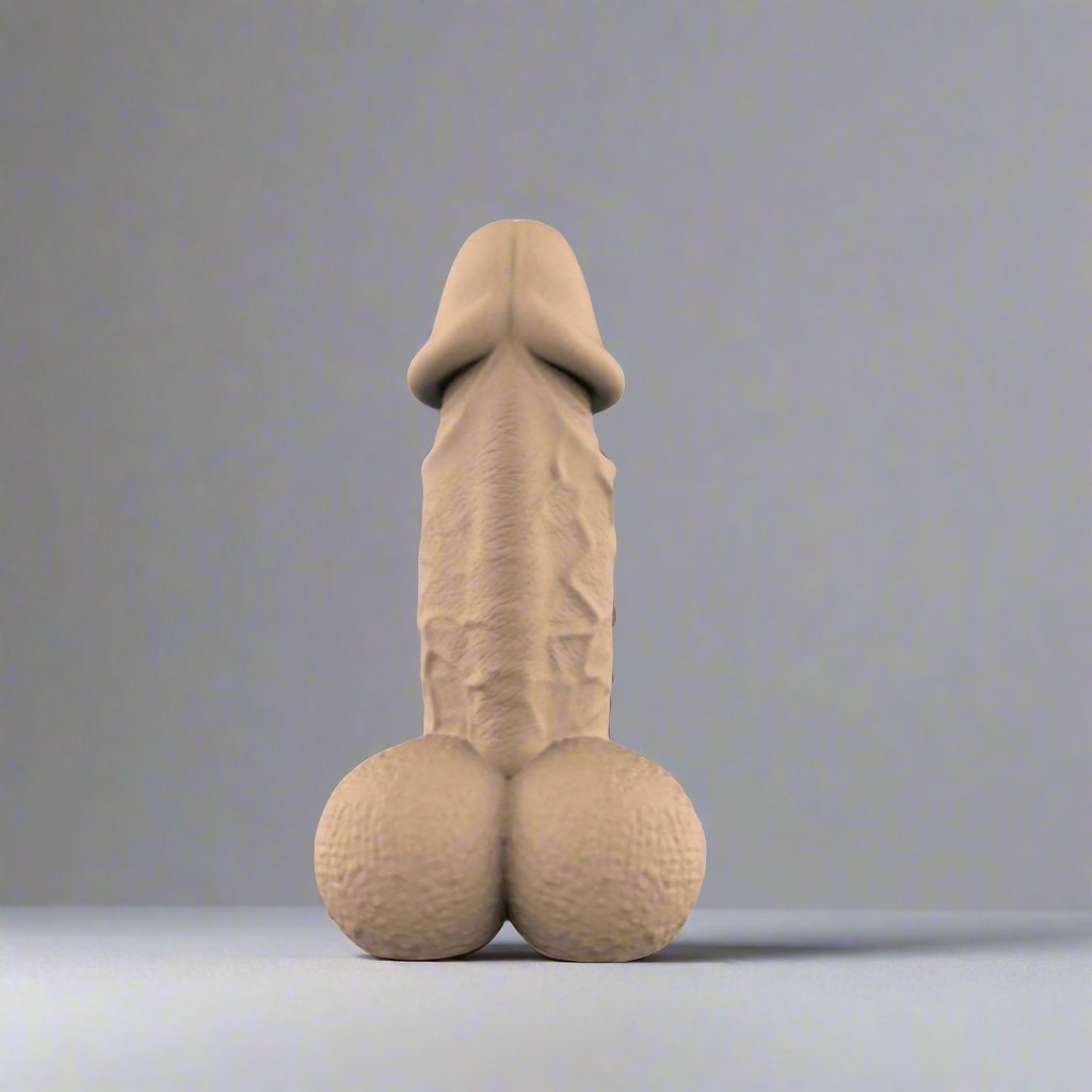 Standing Penis Figurine in Silk Colors | Adult Party Gag Gift, Bachelorette Party Décor, Prank for Friends & Family, Romance Art, Unique Gift